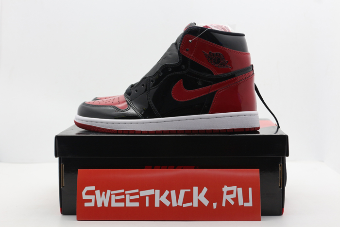 Air Jordan 1 Retro High OG Patent 'Bred' - 555088-063