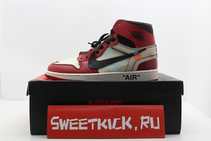 Off-White Air Jordan 1 Retro Chicago The Ten AA3834-101