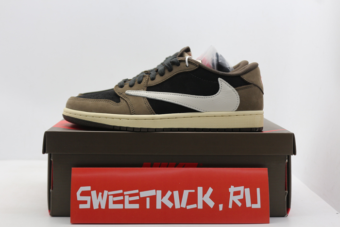 TRAVIS SCOTT AIR JORDAN 1 LOW DARK MOCHA CQ4277-001