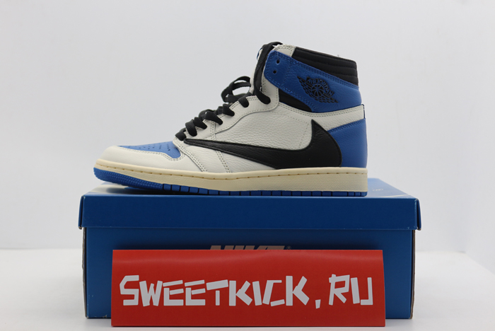 Travis Scott Fragment Air Jordan 1 Military Blue-DH3227-105