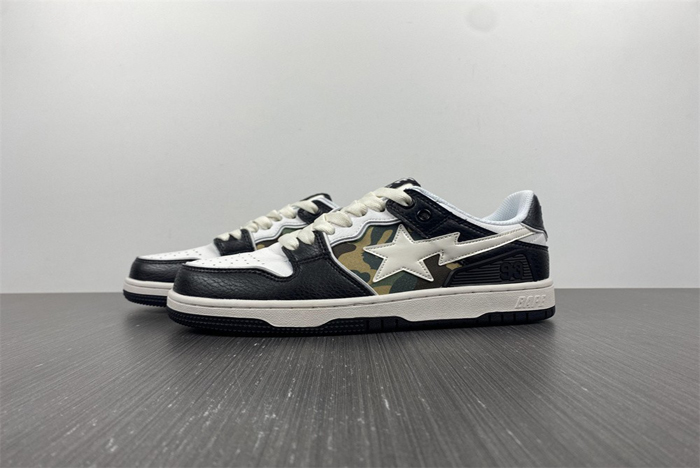 Bape WHITE BLACK CAMO 1H20291033