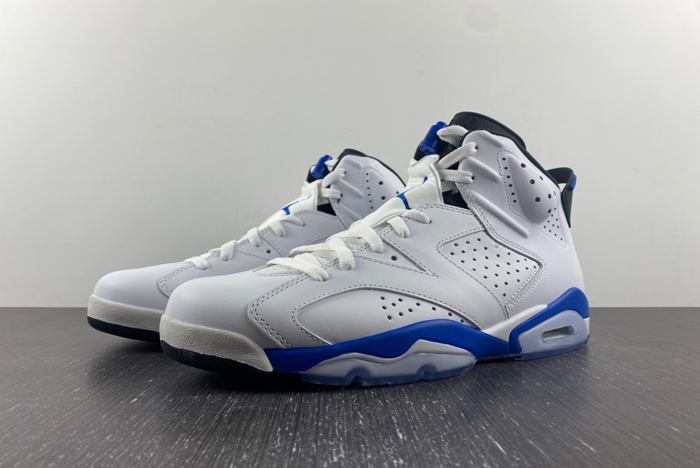AIR JORDAN 6 RETRO 'SPORT BLUE' 384664-107