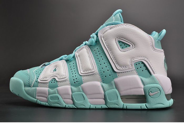Nike Air More Uptempo GS "Island Green" womens 415082-300