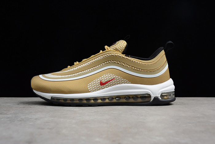 nike mens AIR MAX 97 ULTRA ’17 OG "METALLIC GOLD" 918356-700
