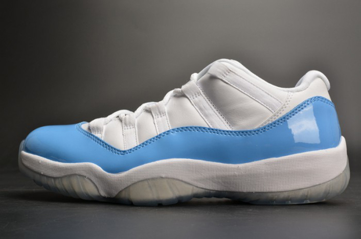 AIR JORDAN 11 RETRO LOW "CAROLINA 2017 RELEASE" mens 528895-106