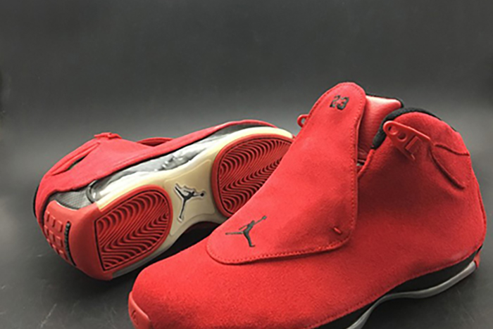 Air Jordan 18 Retro "Red Suede" - Air Jordan - AA2494-601