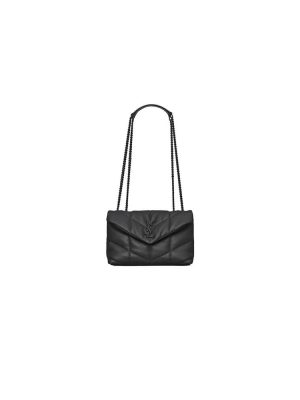 Black YSL Toy Puffer in lambskin
