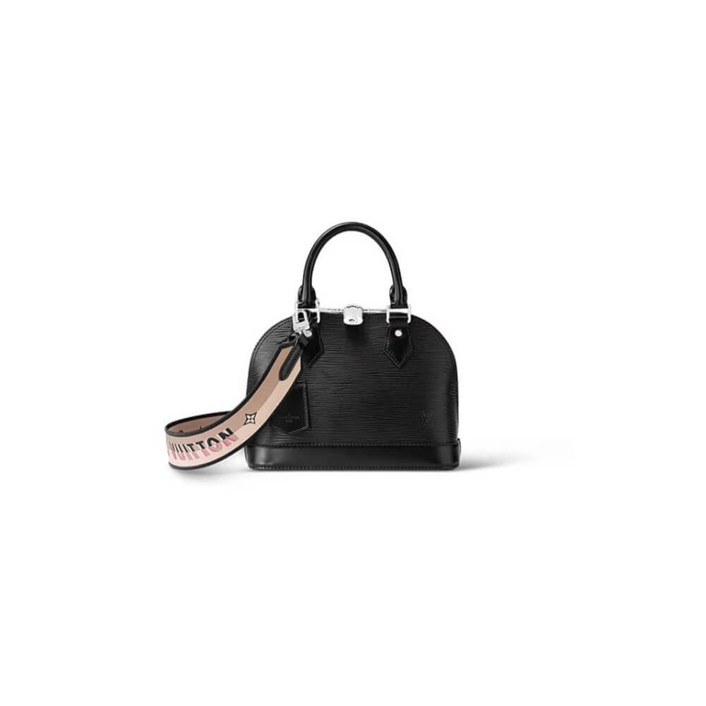 Black LV Alma BB Bag