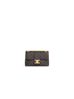 Medium CELINE VICTOIRE BAG WITH LOGO PRINT
