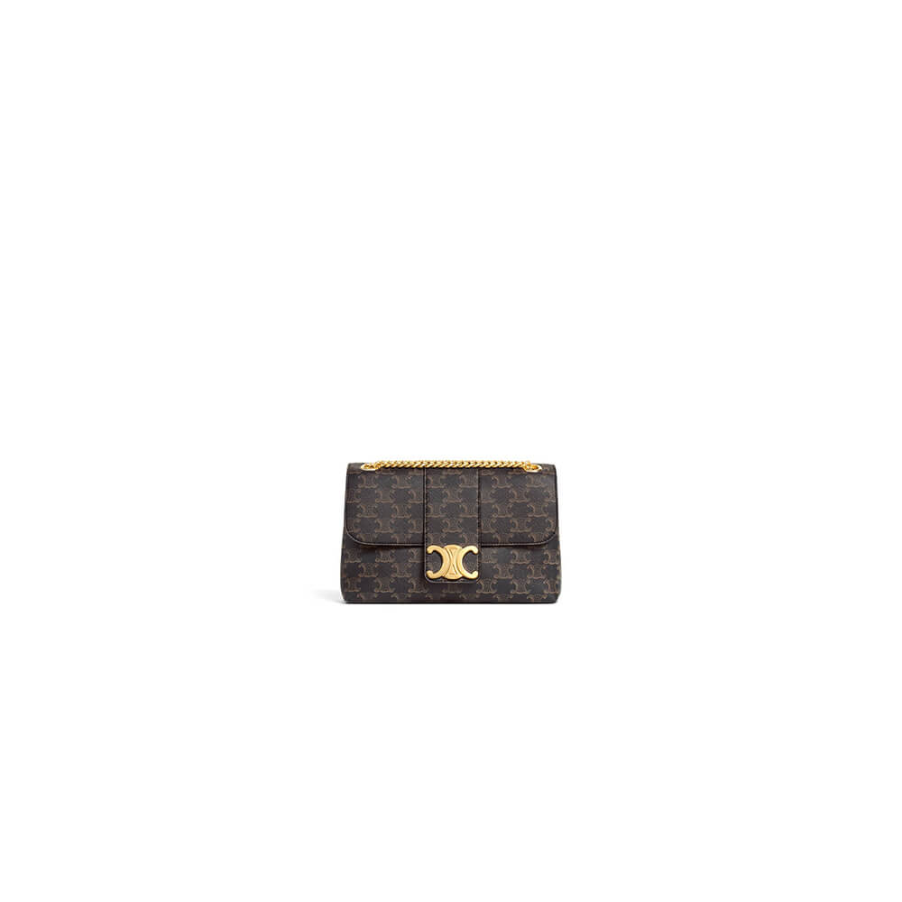Medium CELINE VICTOIRE BAG WITH LOGO PRINT