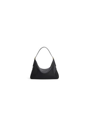 Black CELINE Large Romy bag in soft calfskin