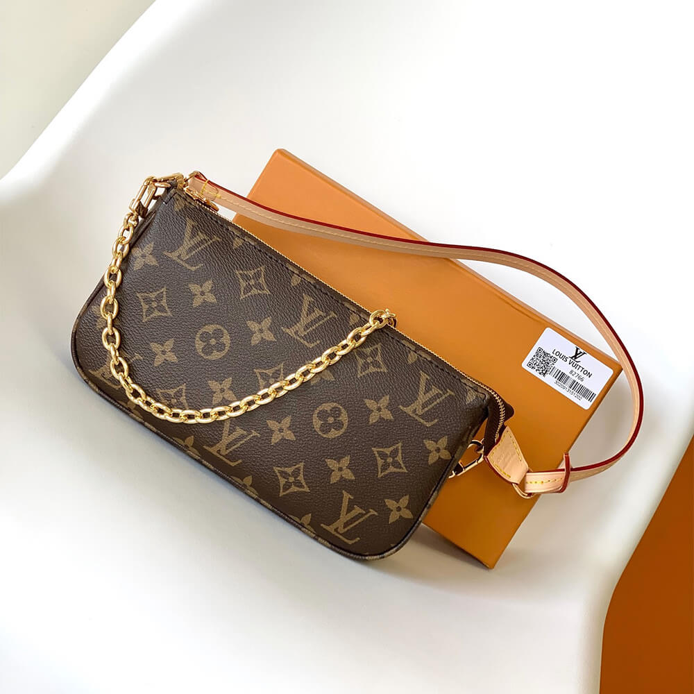Gold LV Pochette Accessoires - Image 2