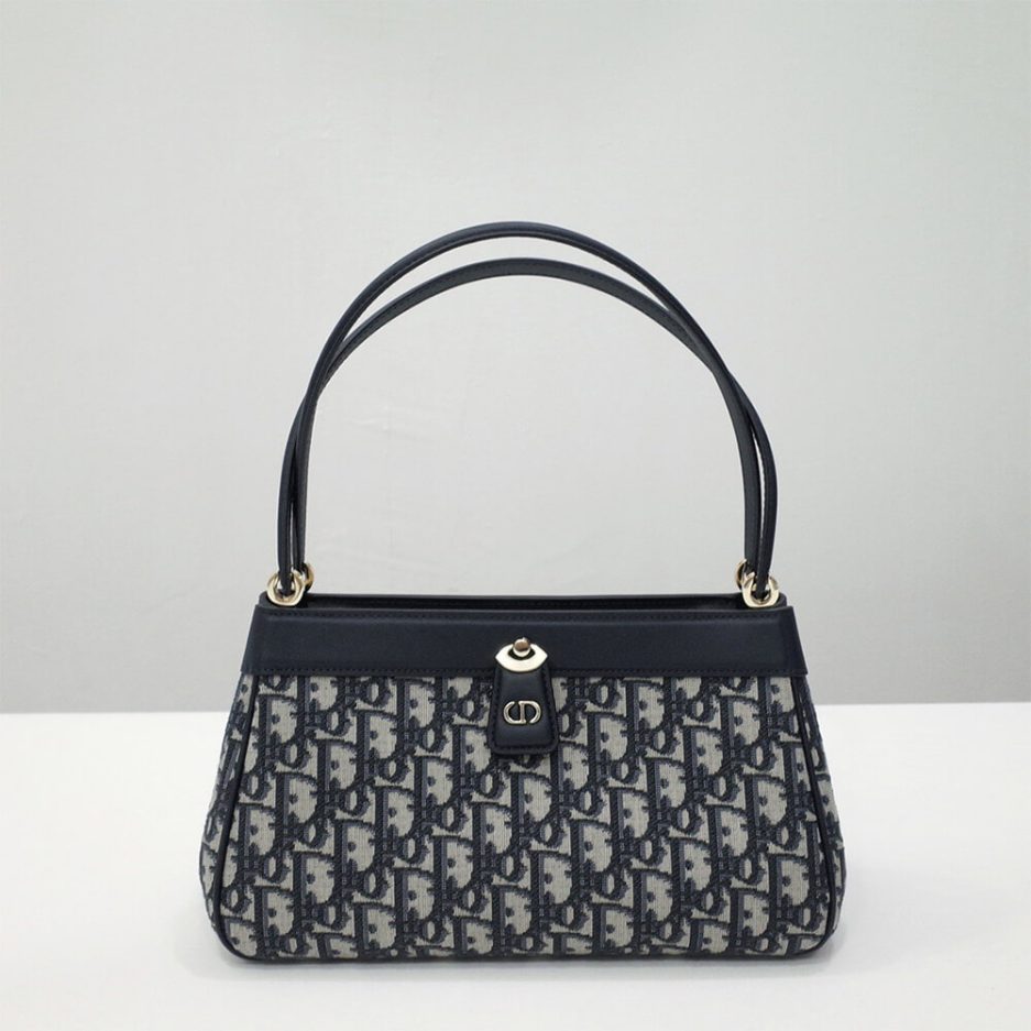 Blue MEDIUM DIOR KEY BAG - Image 2