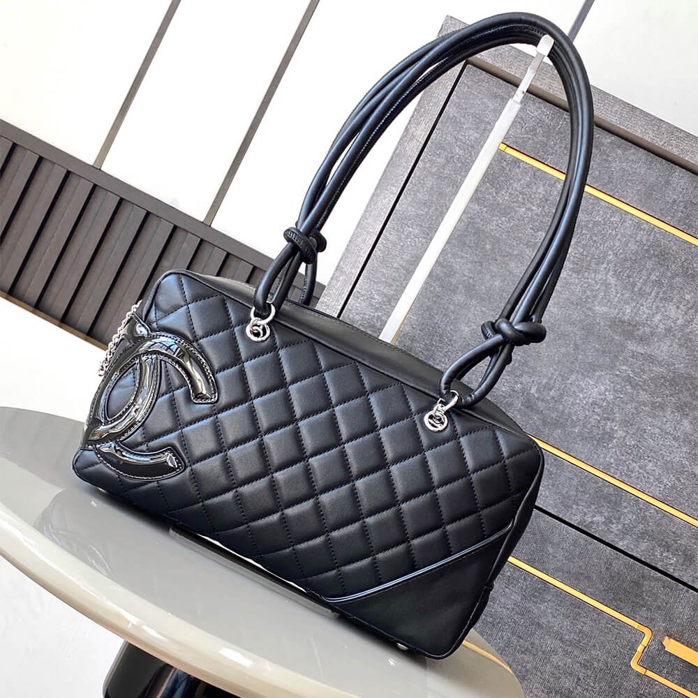 All Black Chanel Cambon Line Tote (high-end grade) - Image 2
