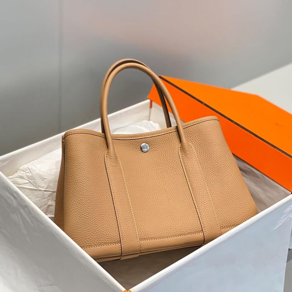 Beige Hermes Garden Party 30 Bag - Image 2