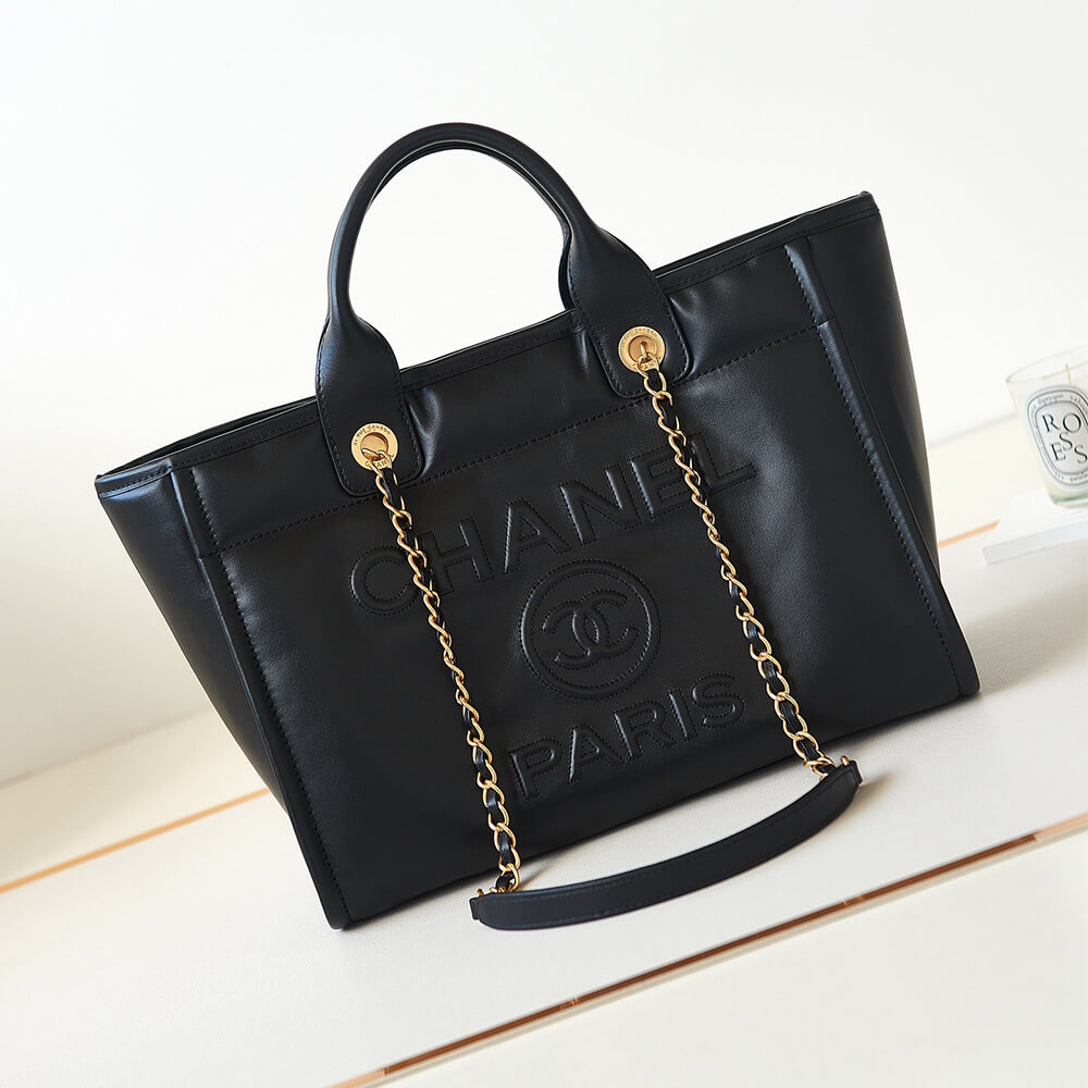 Black Chanel Small Tote Bag (high-end grade) - Image 2