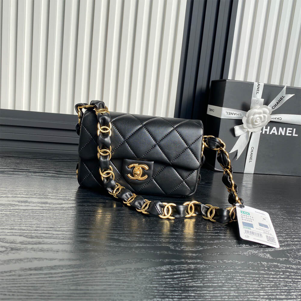 Black CHANEL Small Flap Bag (high-end grade) - Image 2