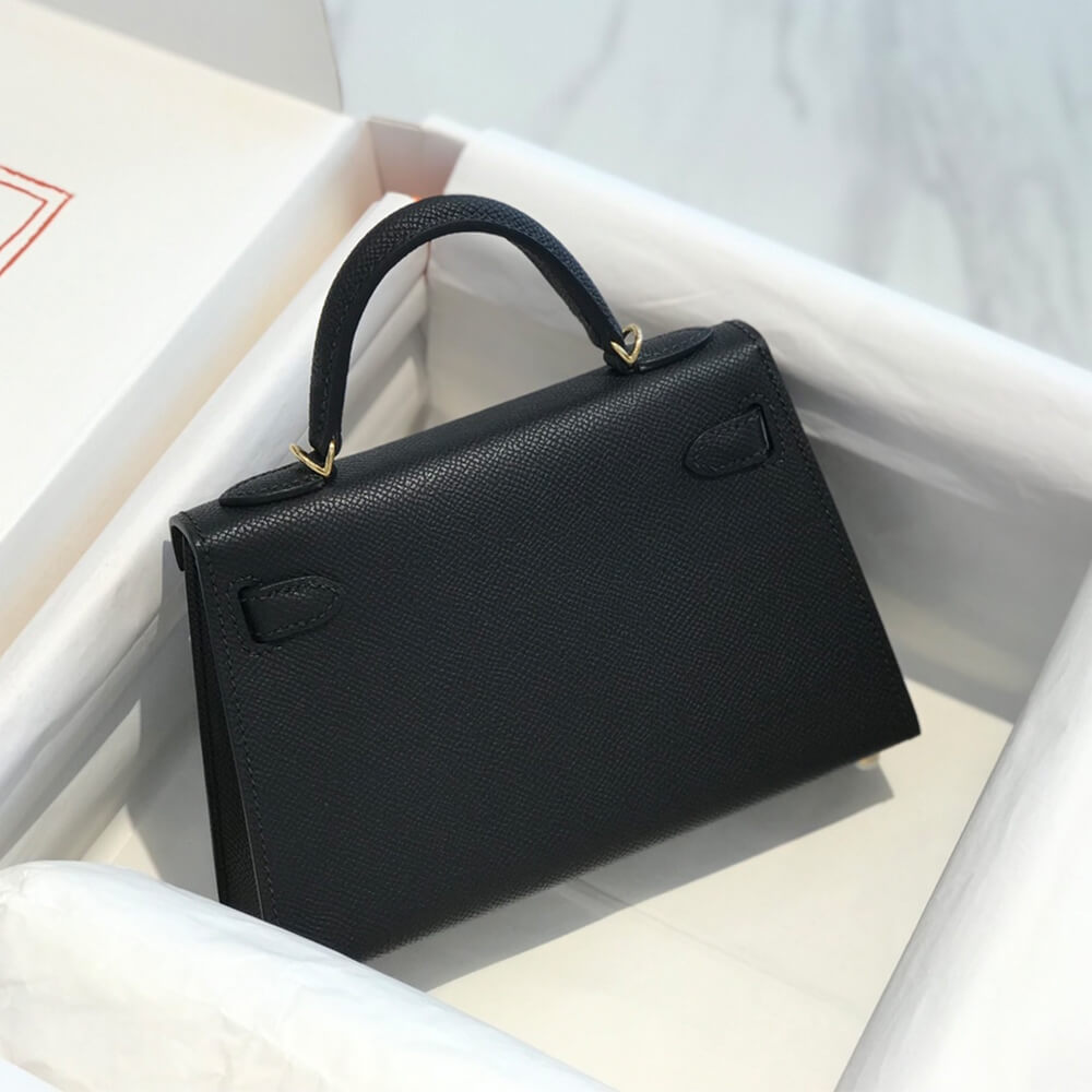 Black Hermes Mini Kelly II (High-end Grade) - Image 3