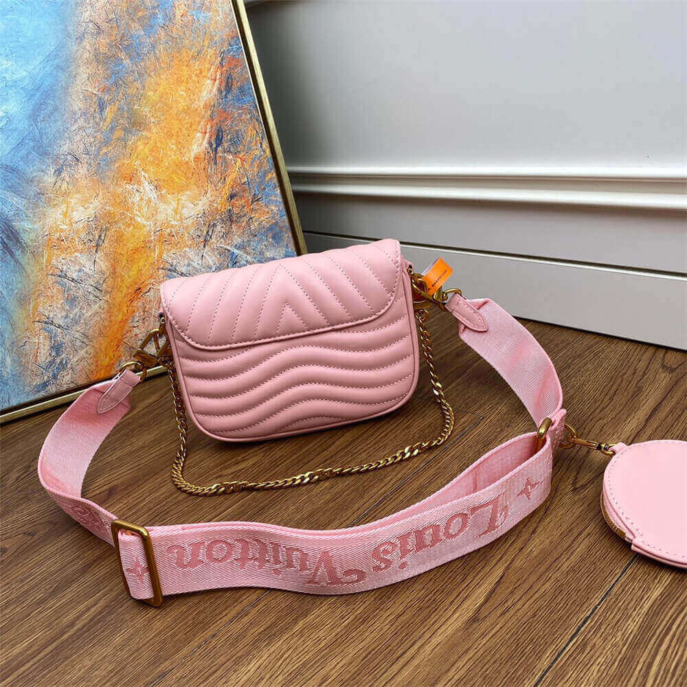 Rose Ballerine LV New Wave Multi Pochette Handbag - Image 3
