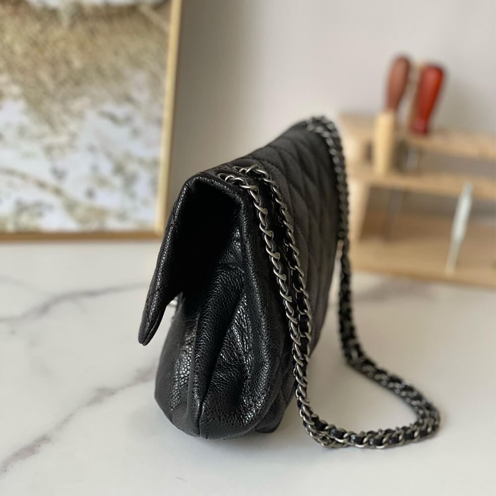 Black Chanel Vintage Cloud Bag (high-end grade) - Image 3