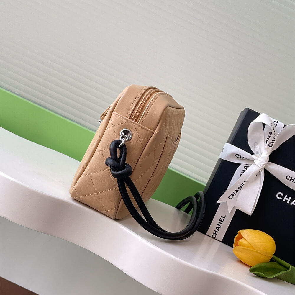 Beige Black Chanel Cambon Camera Bag (high-end grade) - Image 3