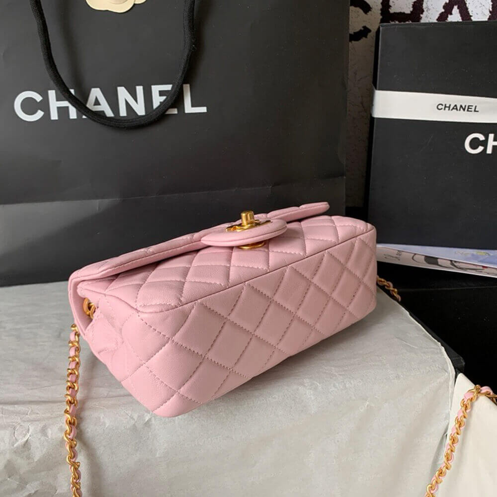 Lambskin Chanel Pearl Crush Mini Rectangular Flap - Image 3