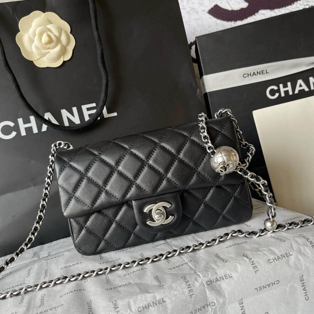 Lambskin Chanel Pearl Crush Mini Rectangular Flap - Image 3