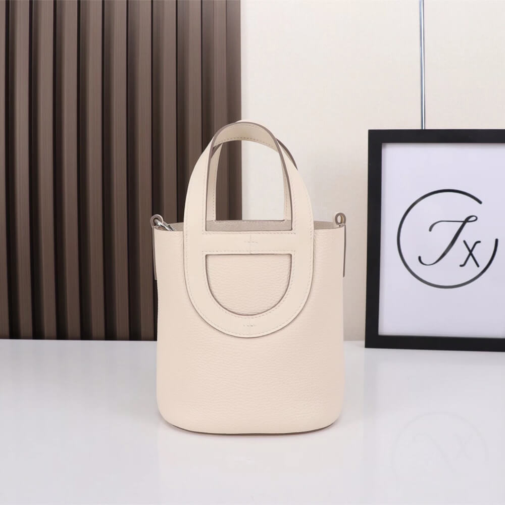 Grey Hermes loop bag - Image 4