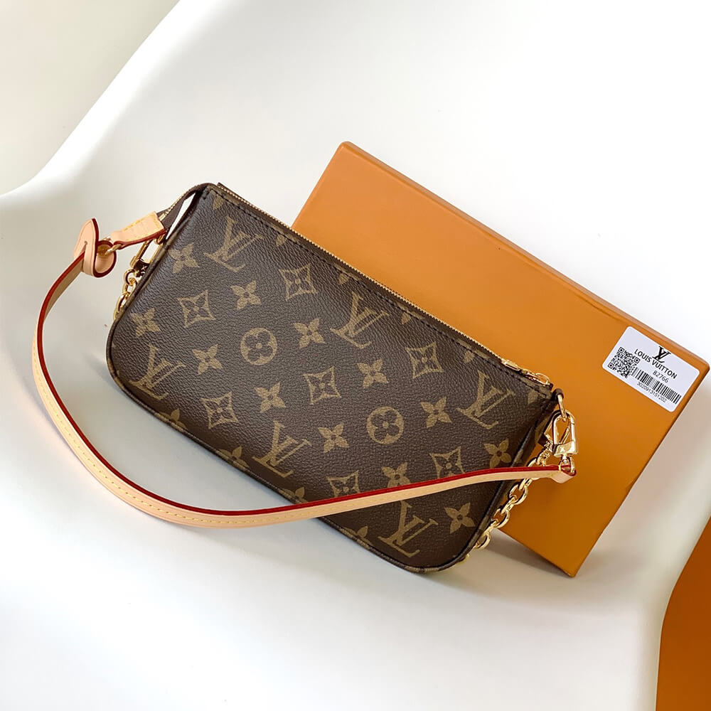 Gold LV Pochette Accessoires - Image 4