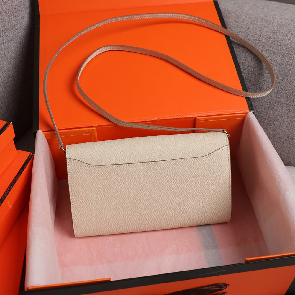 White Hermes Constance wallet - Image 4
