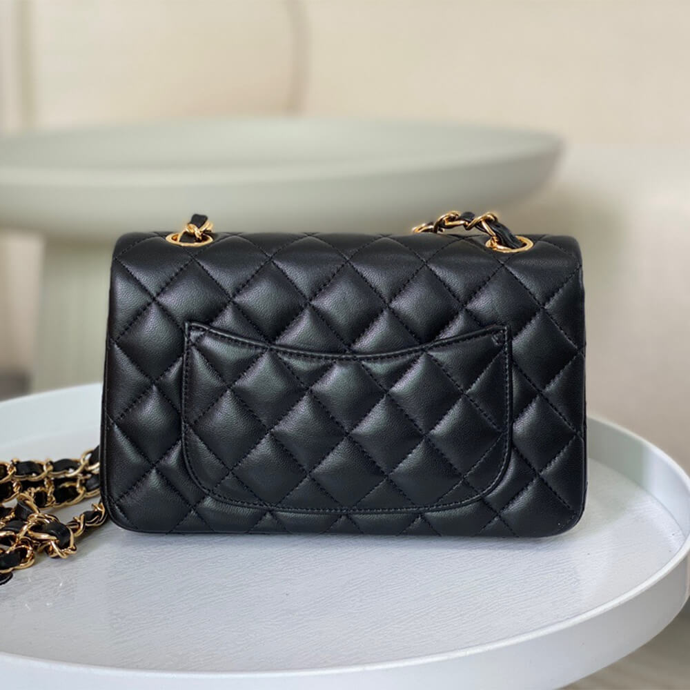 Black Chanel Mini Flap Bag (high-end grade) - Image 4