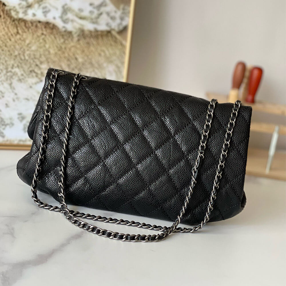 Black Chanel Vintage Cloud Bag (high-end grade) - Image 4