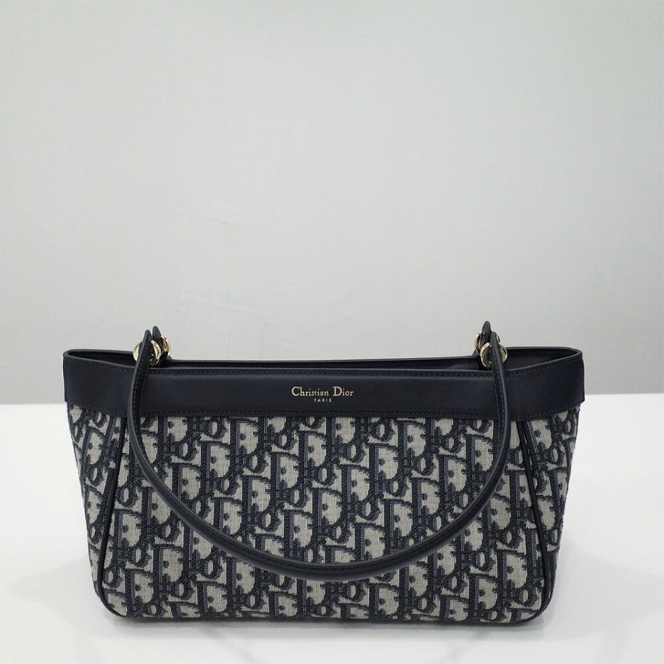 Blue MEDIUM DIOR KEY BAG - Image 4