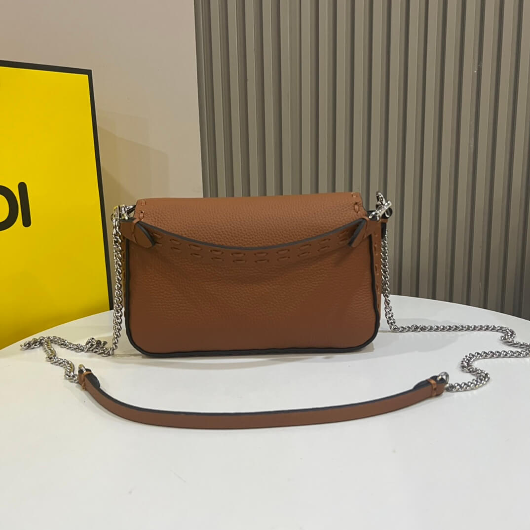 Caramel Fendi Mini Baguette - Image 4