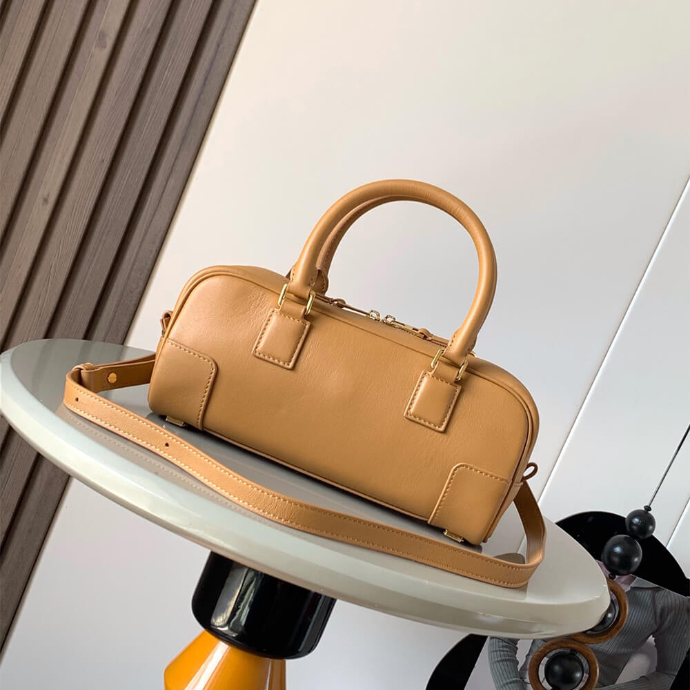 Gold Metal LOEWE Amazona 23 Cropped bag in nappa calfskin (HIGH-END GRADE) - Image 4