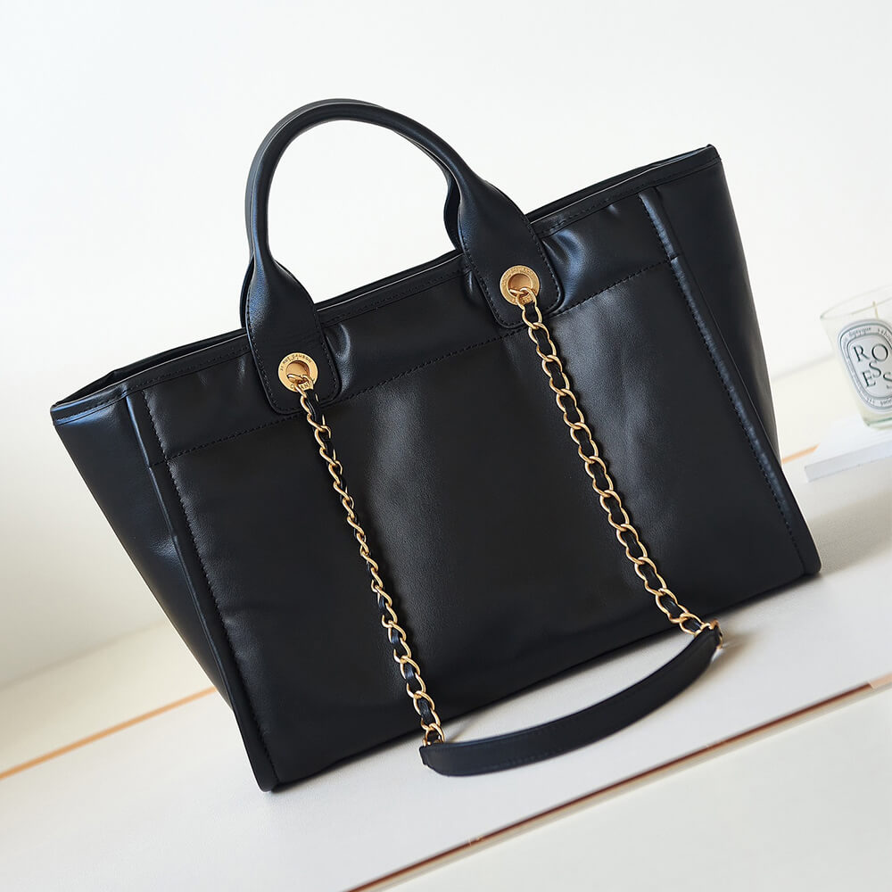 Black Chanel Small Tote Bag (high-end grade) - Image 4