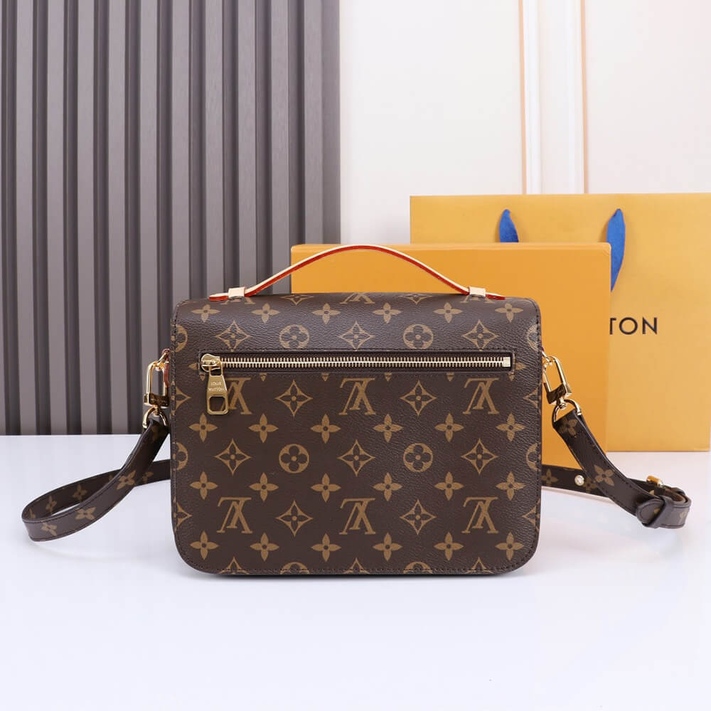 coated LV Pochette Metis - Image 4