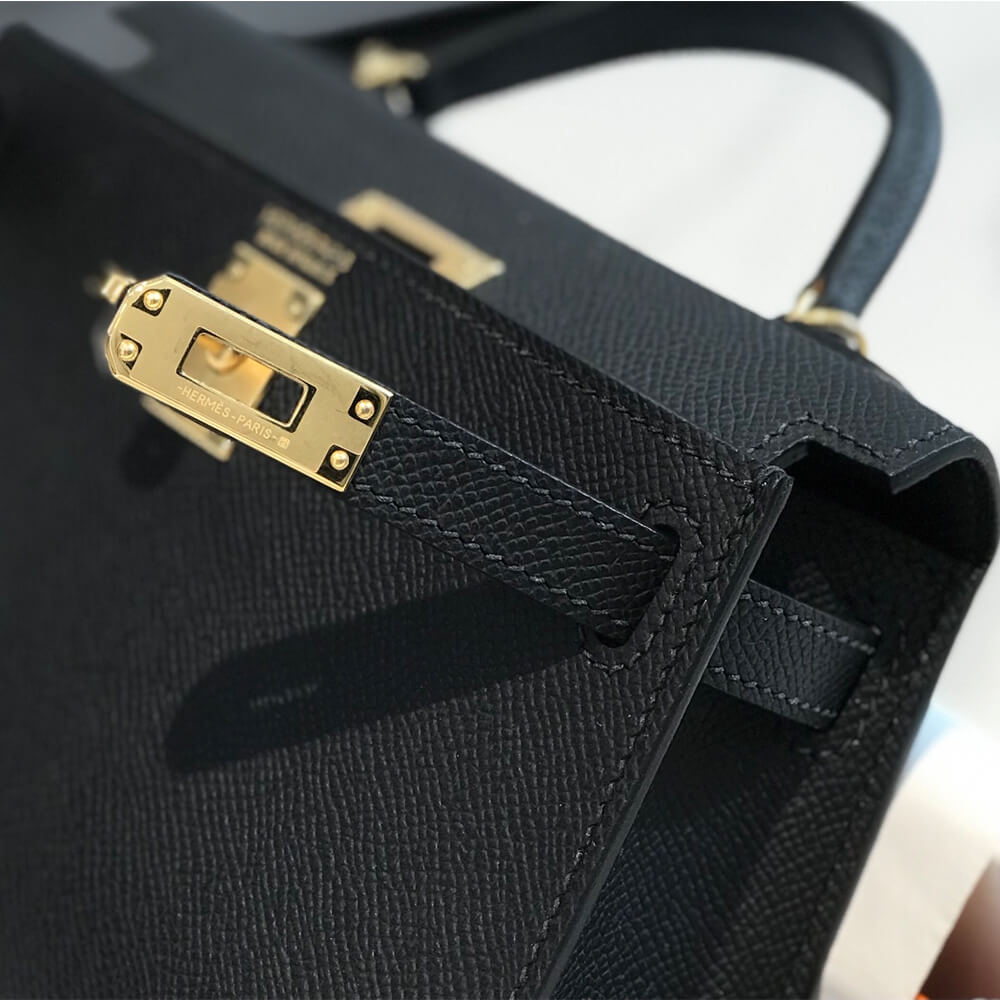 Black Hermes Mini Kelly II (High-end Grade) - Image 5