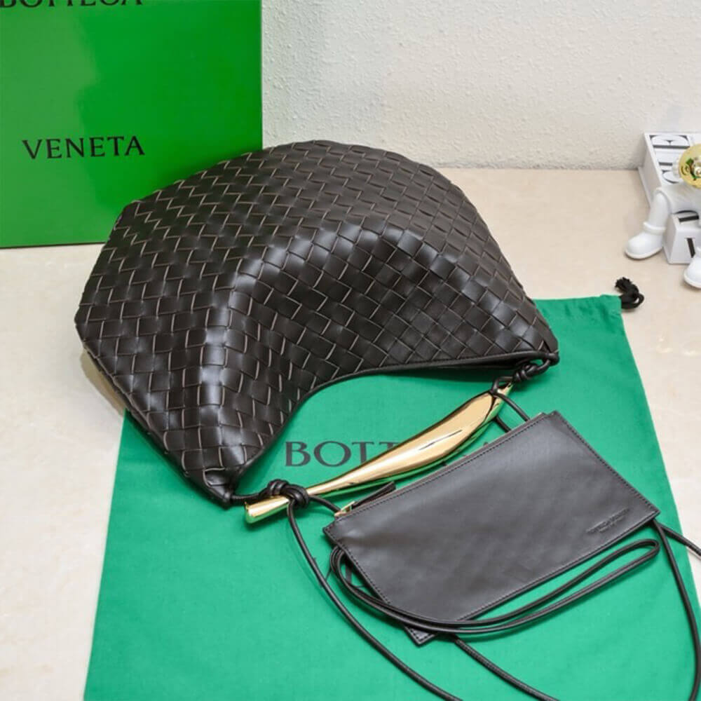 Black Bottega Veneta Medium Sardine Handbag - Image 5