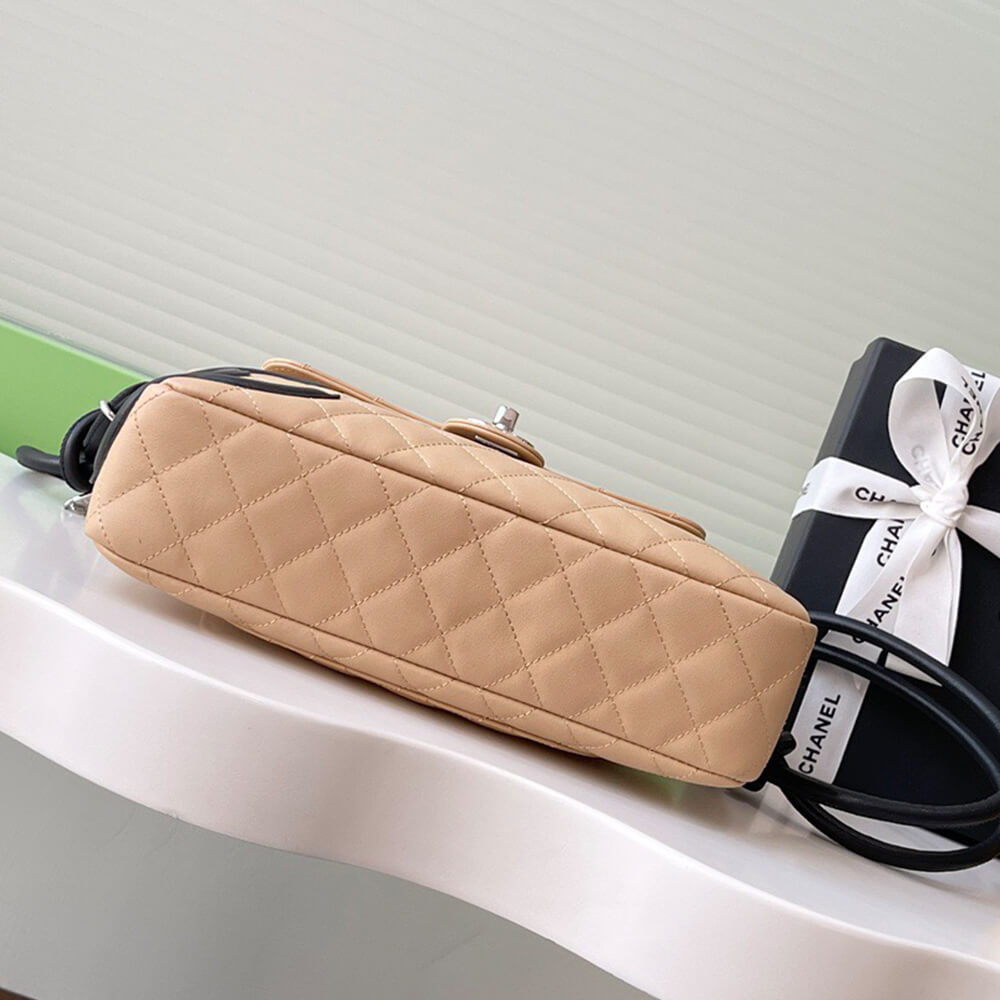 Beige Black Chanel Cambon Camera Bag (high-end grade) - Image 5