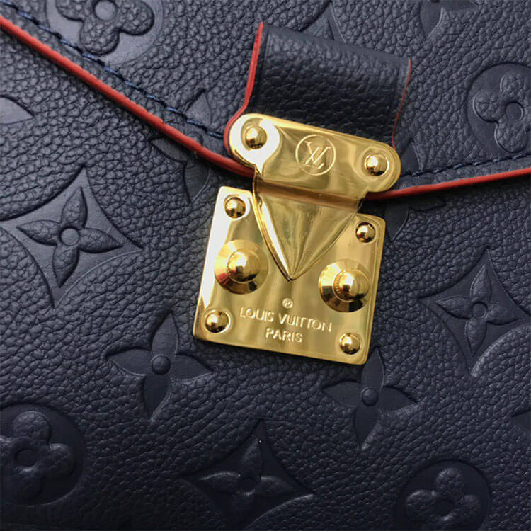 Red LV Pochette Metis Handbag - Image 5