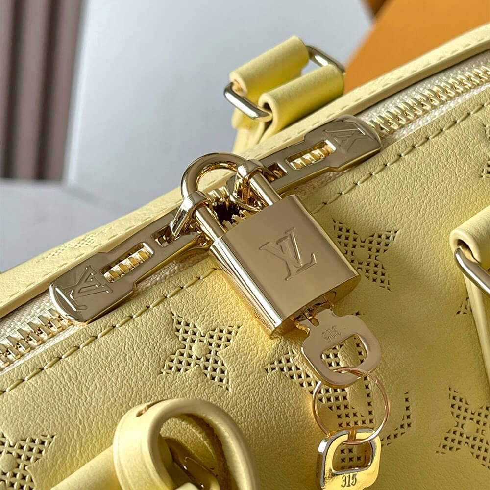 Yellow LV Speedy Bandouliere 20 (high-end grade) - Image 6