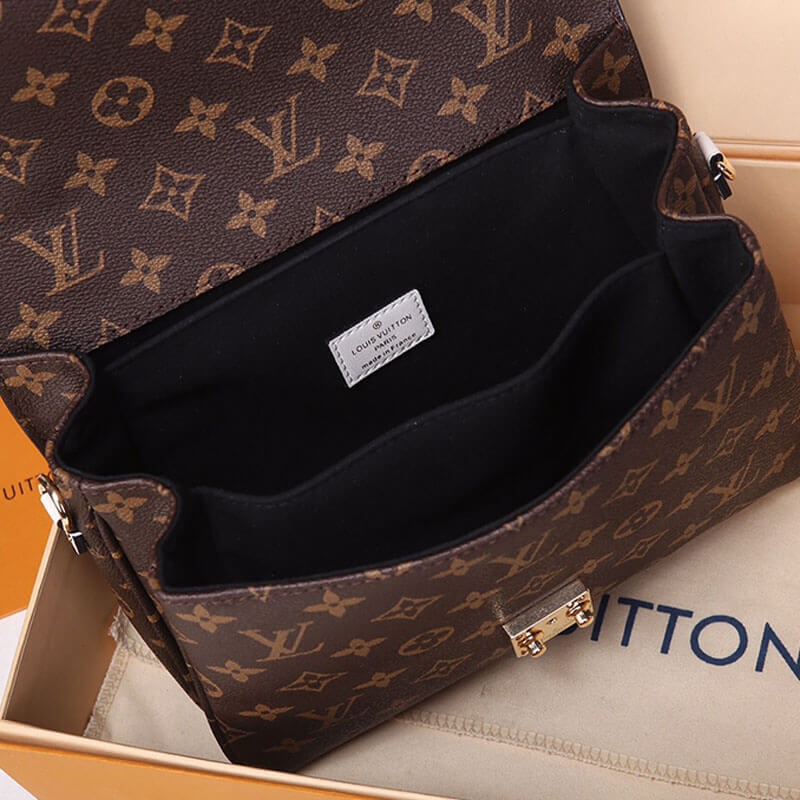 Creme LV Pochette Metis Handbag - Image 6