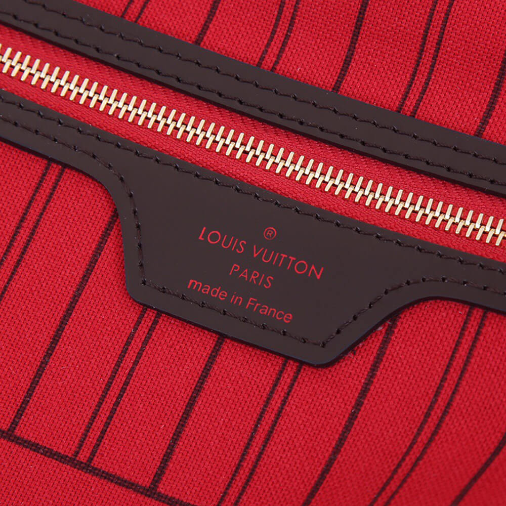 Cerise Red LV Neverfull MM Tote - Image 6