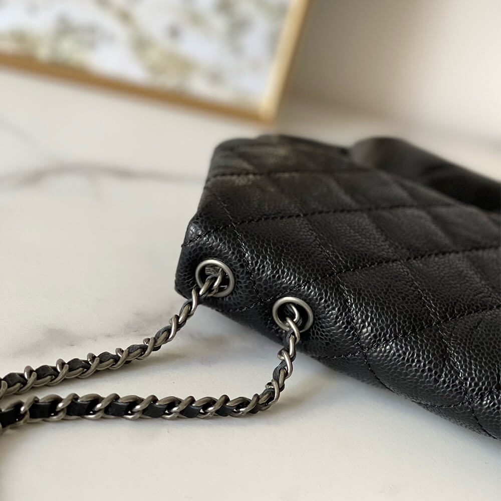 Black Chanel Vintage Cloud Bag (high-end grade) - Image 6