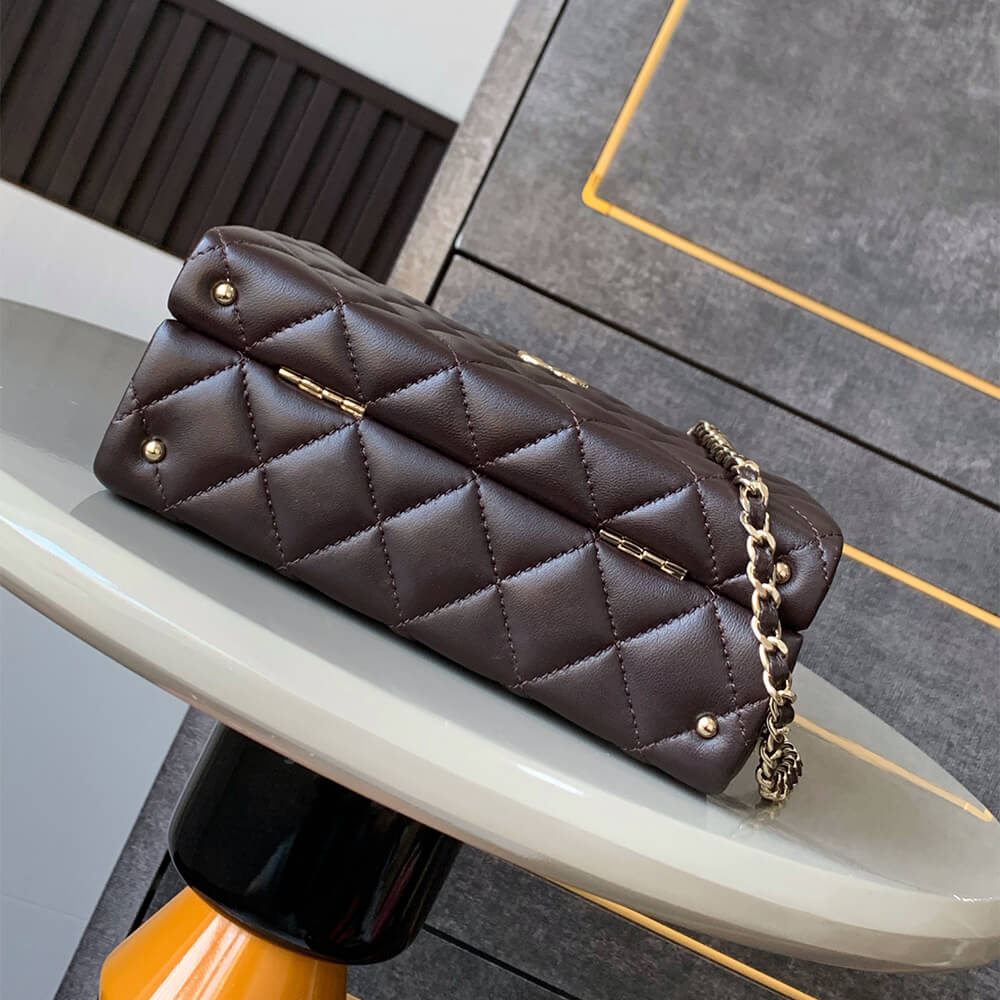 Dark Brown CHANEL small Box Pack (High-end grade) - Image 6