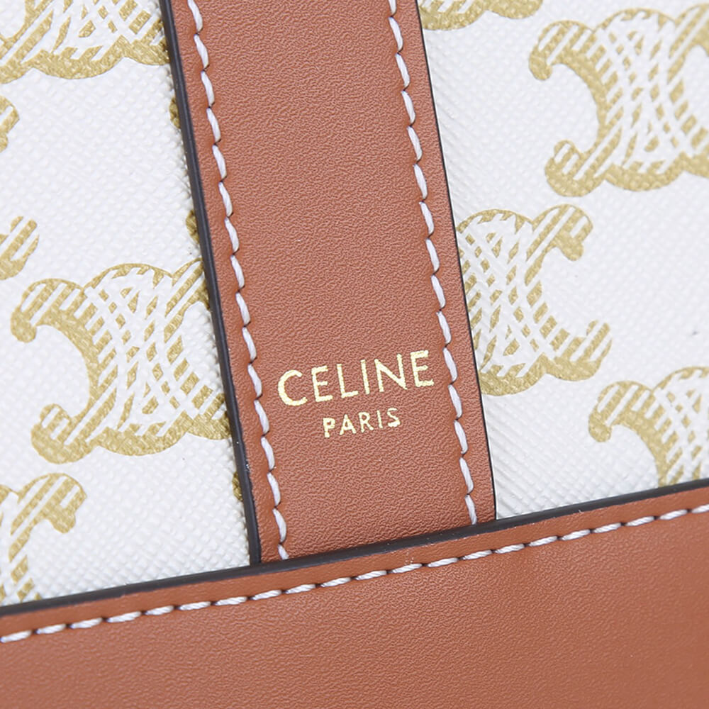 White CELINE MEDIUM BUCKET - Image 6