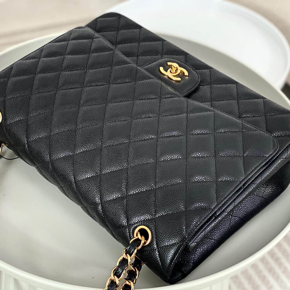 Black CHANEL MAXI CLASSIC HANDBAG (High-end grade) - Image 6