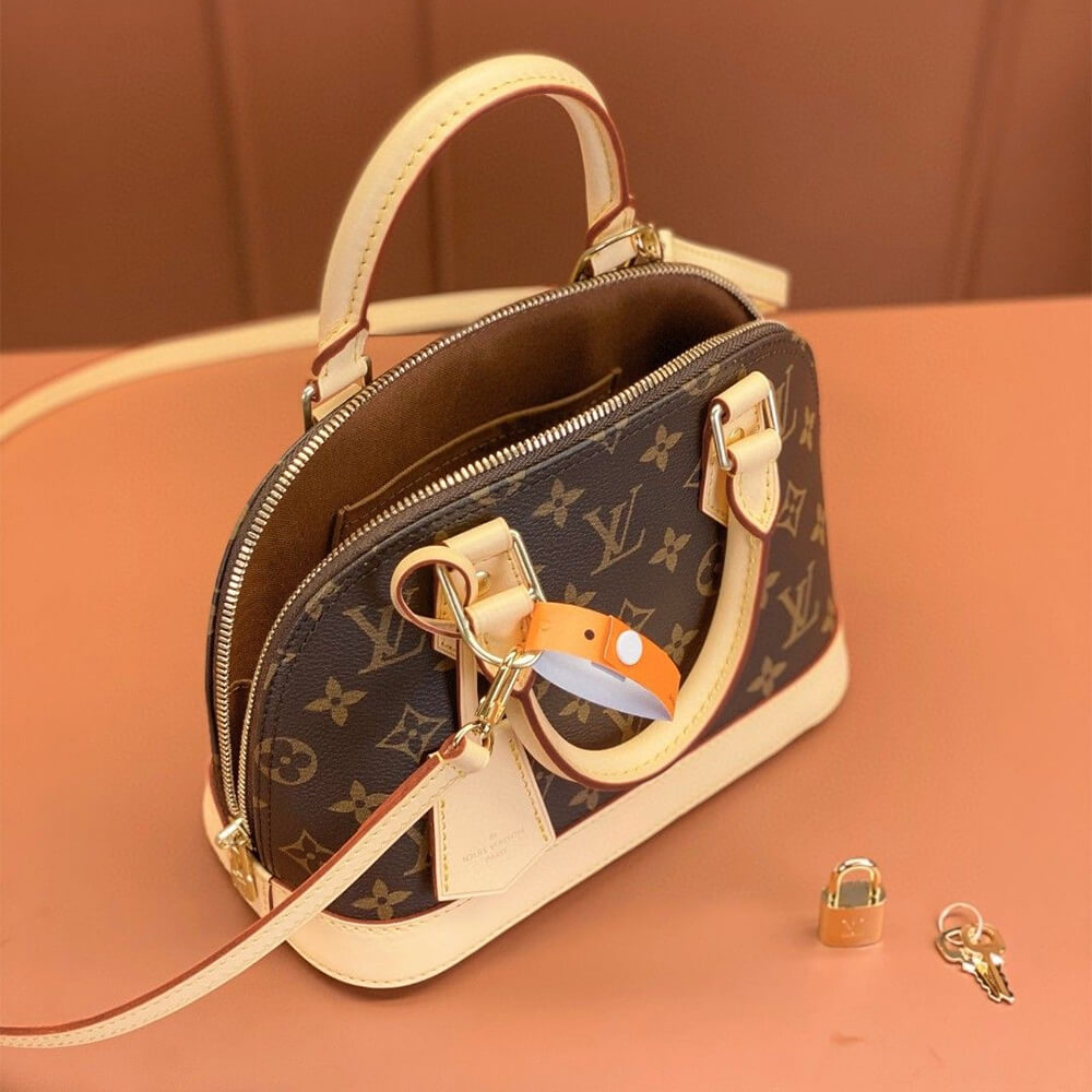 Gold Louis Vuitton ALMA BB - Image 7