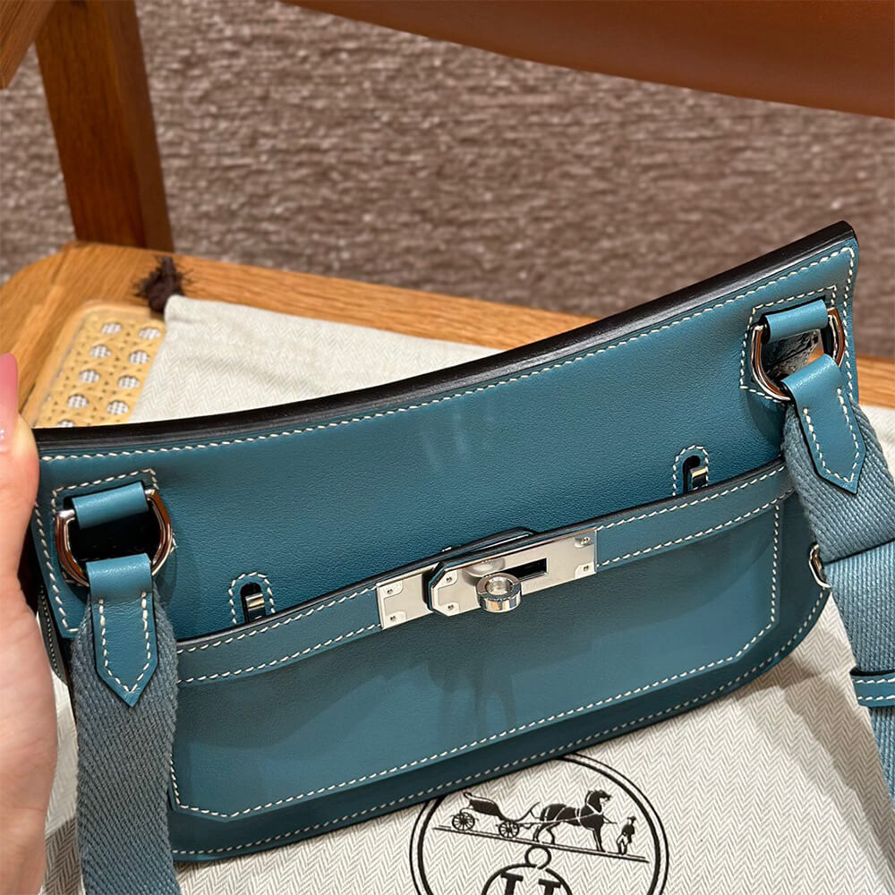 Blue Hermes Jypsiere Mini - Image 8